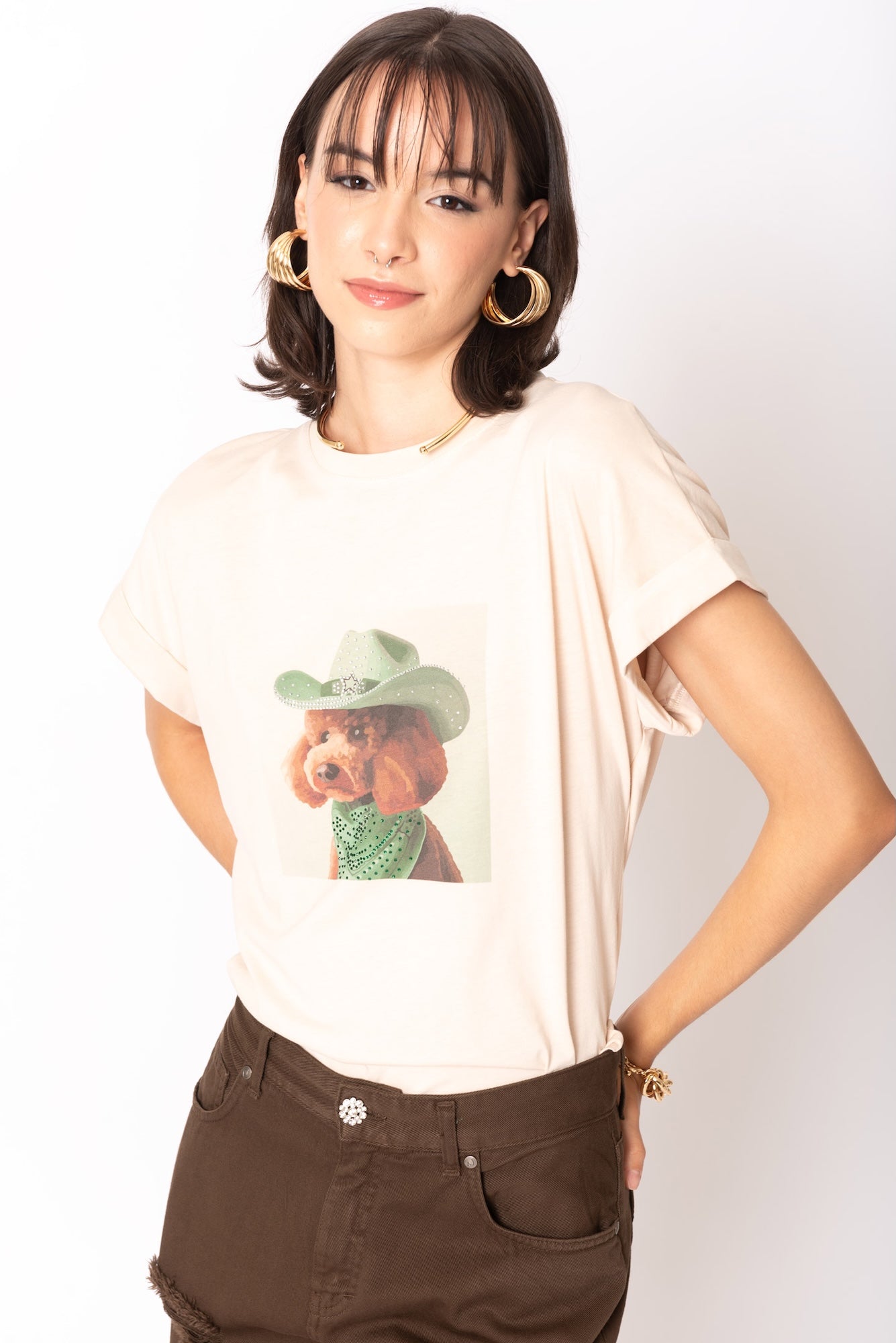 T-shirt Barboncino in cotone