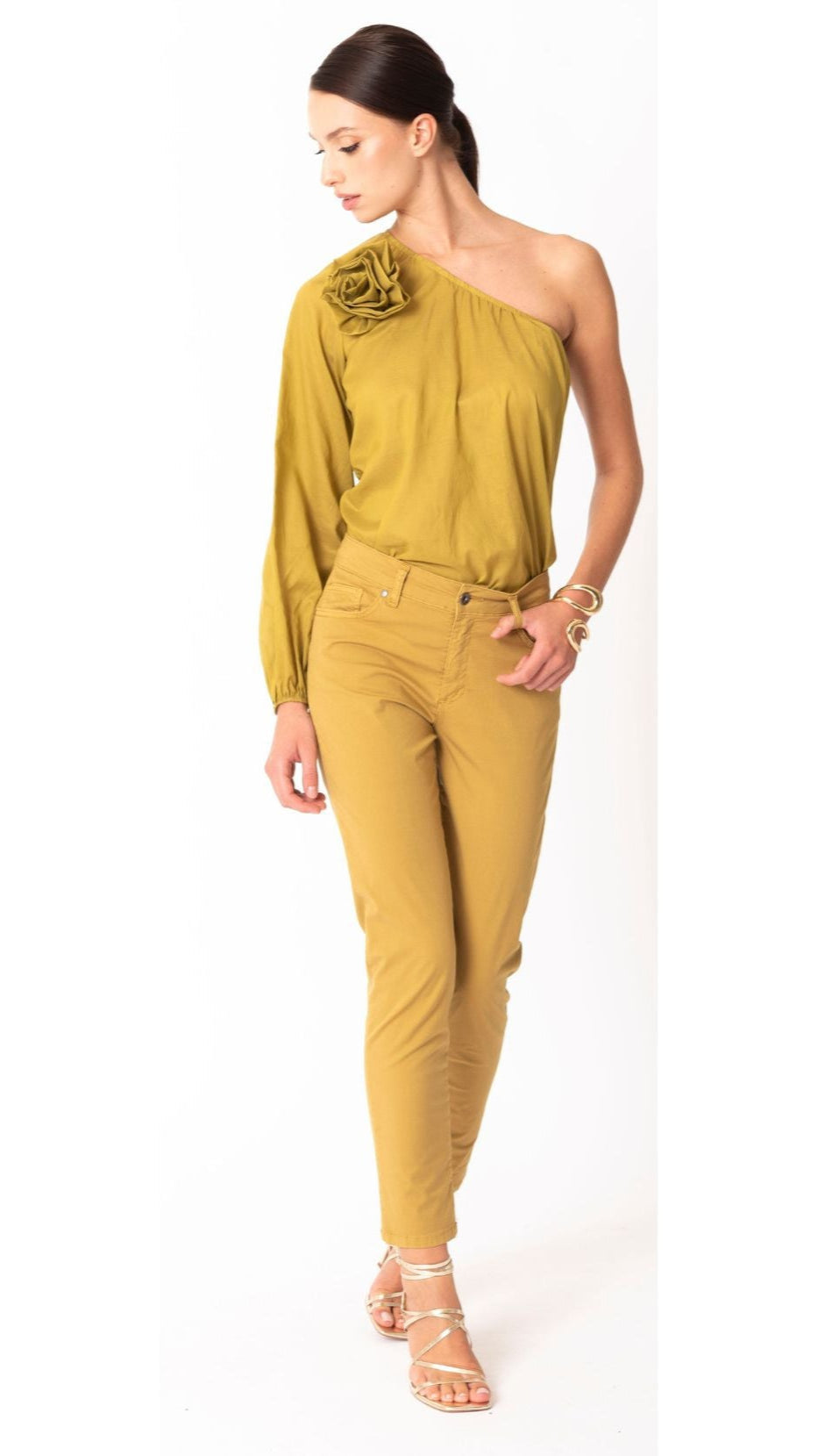 Pantalone skinny  in cotone - 2 colori