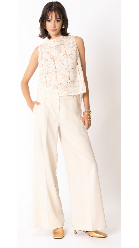 Top con ricamo Cornely - 2 colori