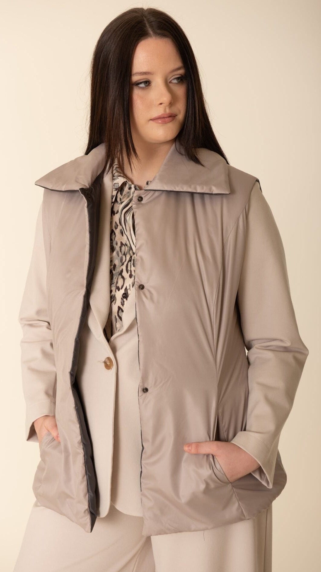 Gilet piumino reversibile - Curvy