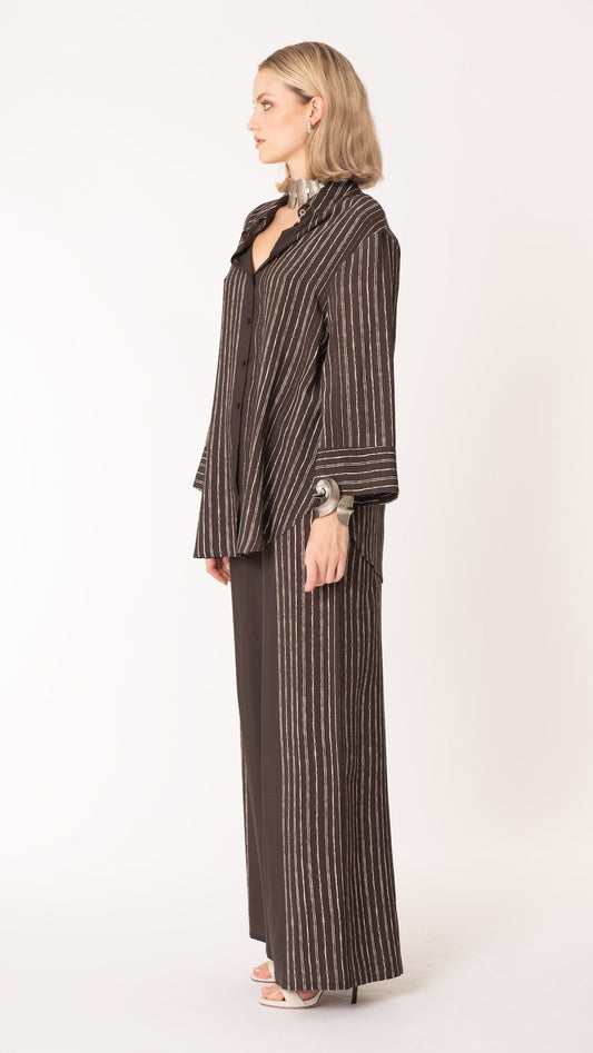 Camicia ampia righe - Curvy
