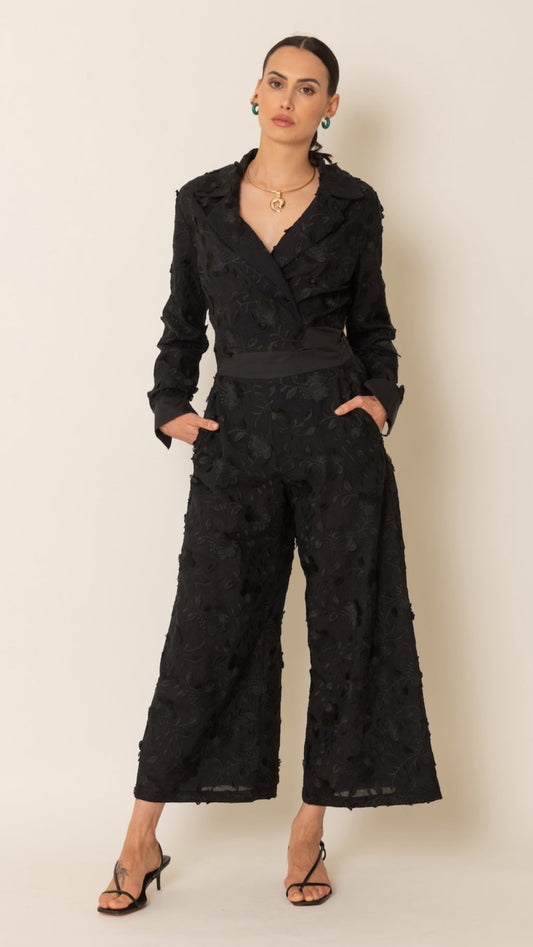 Pantalone pizzo nero