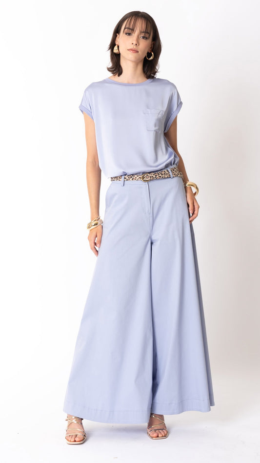 Blusa bitessuto glicine
