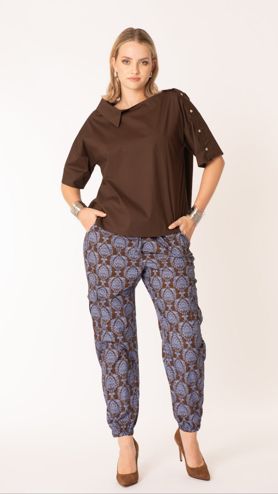 Pantalone con pences - Curvy