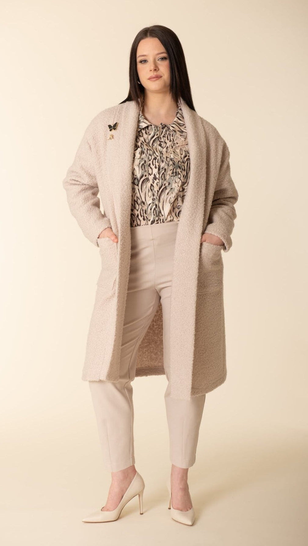 Camicia fantasi maculata - Curvy