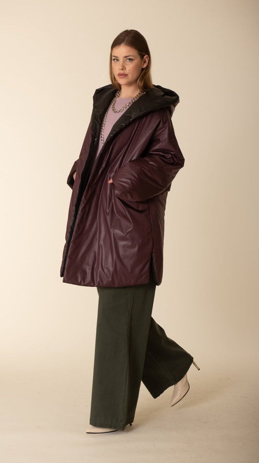 Piumino reversibile con cappuccio - Curvy