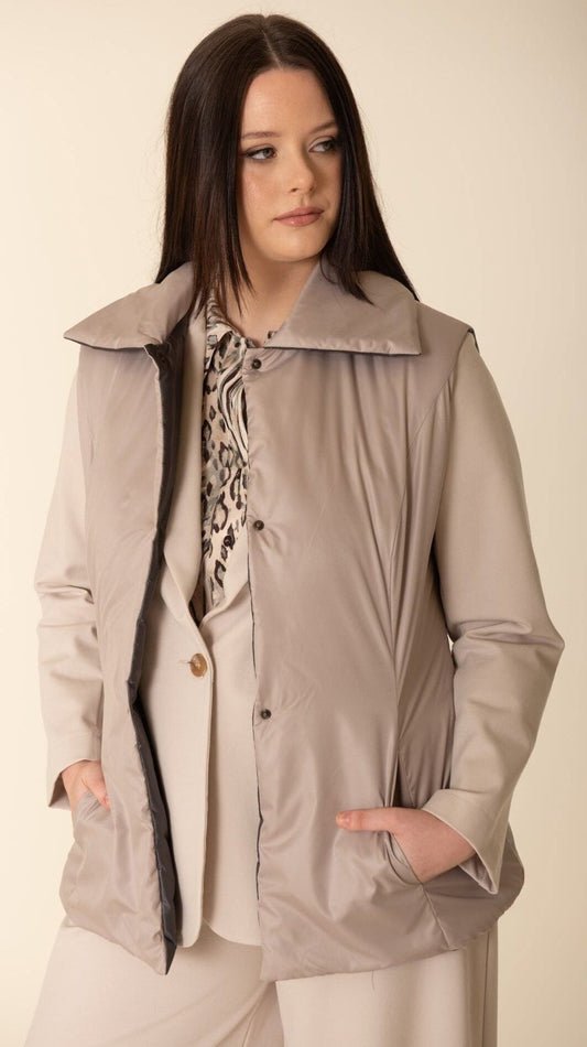Gilet piumino reversibile - Curvy